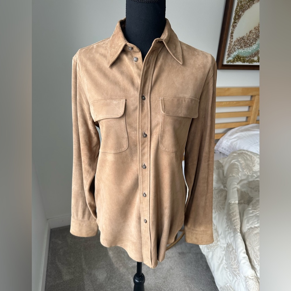 Polo Goat Suede Button down.